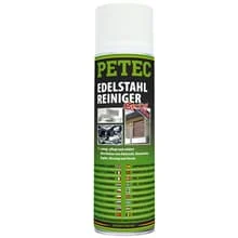 1x 70250 PETEC EDELSTAHLREINIGER 500ML SPRAY EDELSTAHLSPRAY KUPFER MESSING ALU