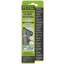 1x 97780 PETEC HOCHTEMPERATURSILIKON 70ML SCHWARZ DAUERELASTISCH SIKO SILIKON
