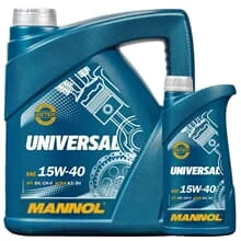 1x5L+1x1L=6L MANNOL UNIVERSAL 15W-40 MOTORÖL passend für VW 500/505.00 MB 229.3