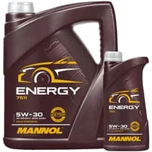 1x5L+1x1L MANNOL ENERGY 5W30 ÖL passend für VW 505.00 BMW LL-98 MB 229.3/5