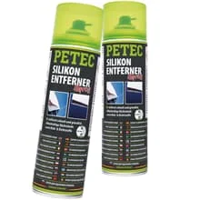 2x 500 ML 70950 PETEC SILIKONENTFERNER SPRAY LACKREINIGER SILIKONREINIGER