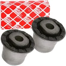 2x FEBI ACHSKÖRPERLAGERSATZ HINTERACHSLAGER VORNE passend für FORD MONDEO III