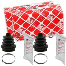 2x FEBI ACHSMANSCHETTENSATZ VORDERACHSE für ASTRA F ASCONA C VECTRA C KADETT D E