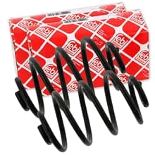 2x FEBI FAHRWERKSFEDER HINTEN LINKS RECHTS passend für OPEL CORSA C 1.0 - 1.8