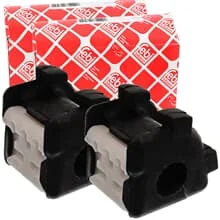 2x FEBI STABILISATORLAGER HINTERACHSE LINKS RECHTS für TOYOTA AVENSIS LIFTBACK