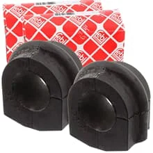 2x FEBI STABILISATORLAGER VORDERACHSE LINKS RECHTS passend für NISSAN PATROL GR