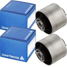 2x LEMFÖRDER QUERLENKERLAGERUNG HINTERACHSE VORNE für VW PASSAT B6 SEAT ALHAMBRA