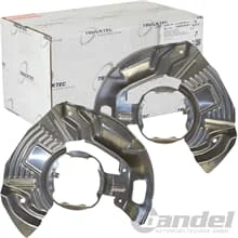 2x TRUCKTEC SPRITZBLECH BREMSSCHEIBE VORNE passend für BMW 5er (E39) + TOURING