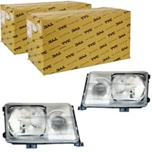 2x TYC H3 H4 HAUPTSCHEINWERFER LINKS+RECHTS für MERCEDES W124 A124 AB 09.1989