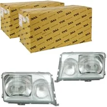 2x TYC H3 H4 SCHEINWERFER LINKS+RECHTS passend für MERCEDES E-KLASSE W124 A124