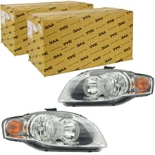 2x TYC H7/H7 HAUPTSCHEINWERFER LINKS+RECHTS LWR MIT MOTOR für AUDI A4 B7 04-09