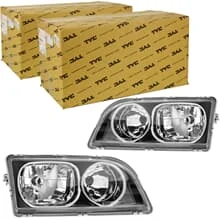 2x TYC H7/H7 SCHEINWERFER LINKS+RECHTS CHROM für VOLVO S40 V40 I AB 06.2002
