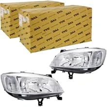 2x TYC H7 HB3 SCHEINWERFER LINKS+RECHTS für OPEL ZAFIRA A T98 00-2005 MIT LWR