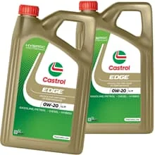 2x5L CASTROL EDGE 0W-20 LL IV MOTORÖL passend für VW 508/509 AUDI SKODA 10 LITER