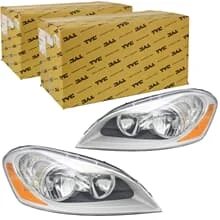 2xTYC H7 H9 SCHEINWERFER LINKS+RECHTS MIT LWR+MOTOR für VOLVO XC60 I BIS 04.2013