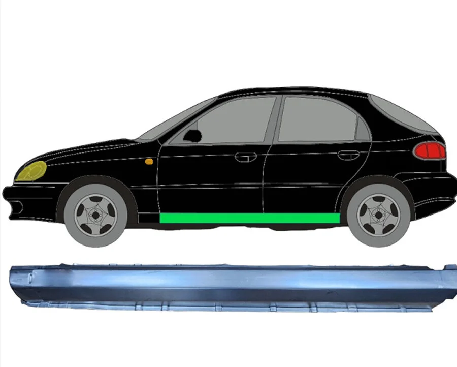 4/5 Tür Schweller Blech für Daewoo Lanos 1997 - 2008 links