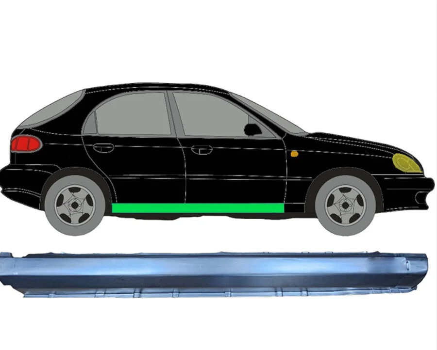 4/5 Tür Schweller Blech für Daewoo Lanos 1997 - 2008 rechts