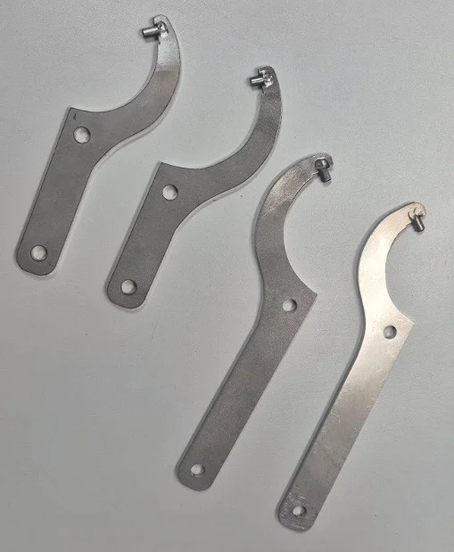 4 x Hakenschlüssel Gewindefahrwerk 991 GT3 CUP RS