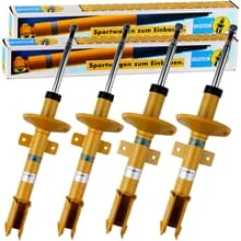 4x BILSTEIN B6 SPORT GAS STOßDÄMPFER VORNE+HINTEN Standard für DACIA DUSTER (HM)