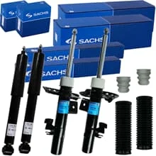 4x SACHS GASDRUCK STOßDÄMPFER + PROTECTION KIT passend für FORD GALAXY S-MAX WA6
