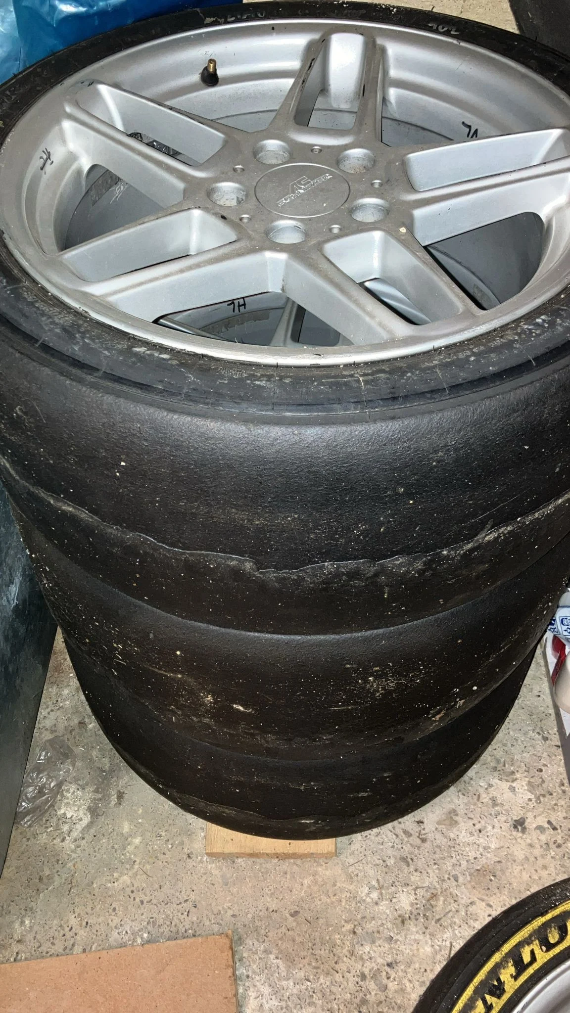 AC Schnitzer Alufelgen mit Dunlop Slicks BMW E46 E36