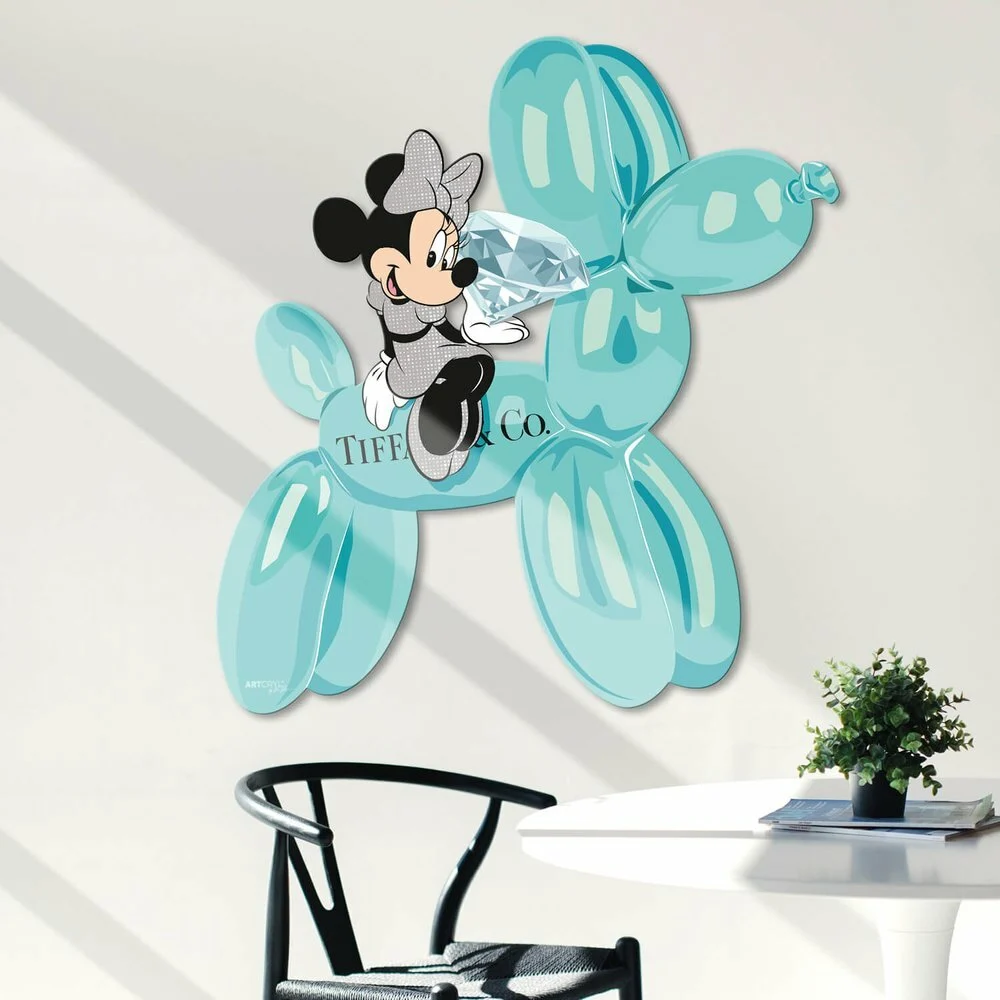 Acrylglas Pop Art Wandbild Acrylbild Artcryl Diamond Rush Motiv