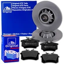 ATE BREMSSCHEIBEN + BELÄGE HINTEN für CITROEN DS C3 C4 DS3 Cactus Picasso Cabrio
