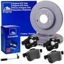 ATE BREMSSCHEIBEN + CERAMIC BELÄGE HINTEN für MERCEDES C-KLASSE W203 CLK C/A209