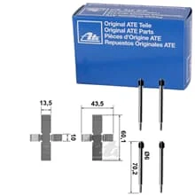 ATE MONTAGESATZ BREMSBELÄGE VORDERACHSE HINTERACHSE FÜR ALFA ROMEO ALFETTA