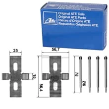 ATE MONTAGESATZ BREMSBELÄGE VORDERACHSE passend für MERCEDES-BENZ S-KLASSE SL