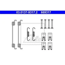 ATE ZUBEHÖR MONTAGE-SATZ BREMSBACKEN für FORD FIESTA RENAULT TWINGO SEAT IBIZA