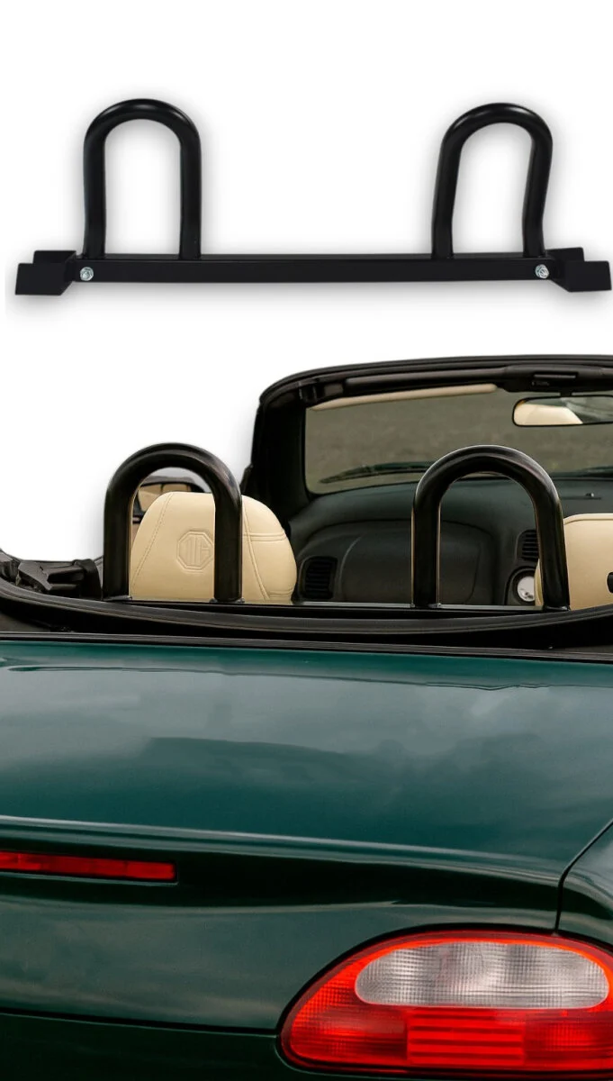 Überrollbügel für MG MGF & MG TF Limited Edition (1996-2002) schwarz matt
