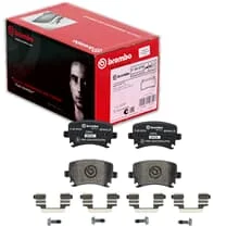 BREMBO BREMSBELÄGE HINTERACHSE PASSEND FÜR AUDI A3 A4 TT SEAT LEON SKODA