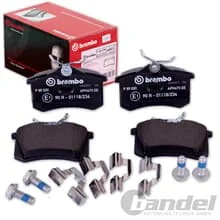 BREMBO BREMSBELÄGE VORNE für VW GOLF 2+3 + VARIANT TOLEDO CADDY II PASSAT VENTO