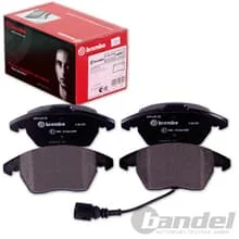 BREMBO BREMSBELÄGE + WARNKONTAKE VORNE für VW SHARAN FORD GALAXY SEAT ALHAMBRA