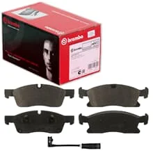 BREMBO BREMSBELÄGE + WARNKONTAKT VORNE passend für MERCEDES GL-KLASSE X166 W166