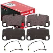 brembo BREMSBELÄGE + WARNKONTAKTE HINTEN passend für PORSCHE 911 997 3.6 3.8