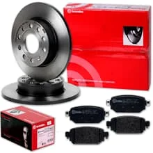 brembo BREMSSCHEIBEN 265mm + BELÄGE HINTEN für MAZDA 3 [BM/BN] Bj. 2013 - 2019