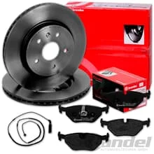 brembo BREMSSCHEIBEN 276mm + BELÄGE HINTEN passend für BMW 3er E36 323i 328i