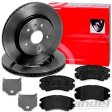 brembo BREMSSCHEIBEN 300mm + BELÄGE VORNE passend für HYUNDAI TUCSON JM 2WD 4WD