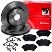 brembo BREMSSCHEIBEN 330mm + BELÄGE HINTEN passend für VW TOUAREG 3 CR