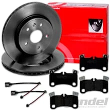 brembo BREMSSCHEIBEN 358mm + BELÄGE HINTEN für AUDI Q7 4L Bj. 2005 - 2015
