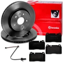 brembo BREMSSCHEIBEN + BELÄGE VORNE für AUDI A6 A7 C7 4G Limo Avant Sportback
