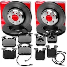 brembo BREMSSCHEIBEN+BELÄGE VORNE+HINTEN passend für BMW 3er 4er F30 F31 F32 F36