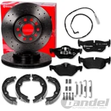 brembo SPORT BREMSSCHEIBEN 300mm + BELÄGE HINTEN passend für BMW 1er E87 E81