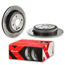 brembo SPORT BREMSSCHEIBEN HINTEN passend für MINI R50 R52 R53