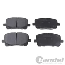 BREMSBELÄGE BREMSBELAGSATZ VORNE für AVENSIS VERSO (_M2_) 2.0 (ACM20_)(CLM20_)