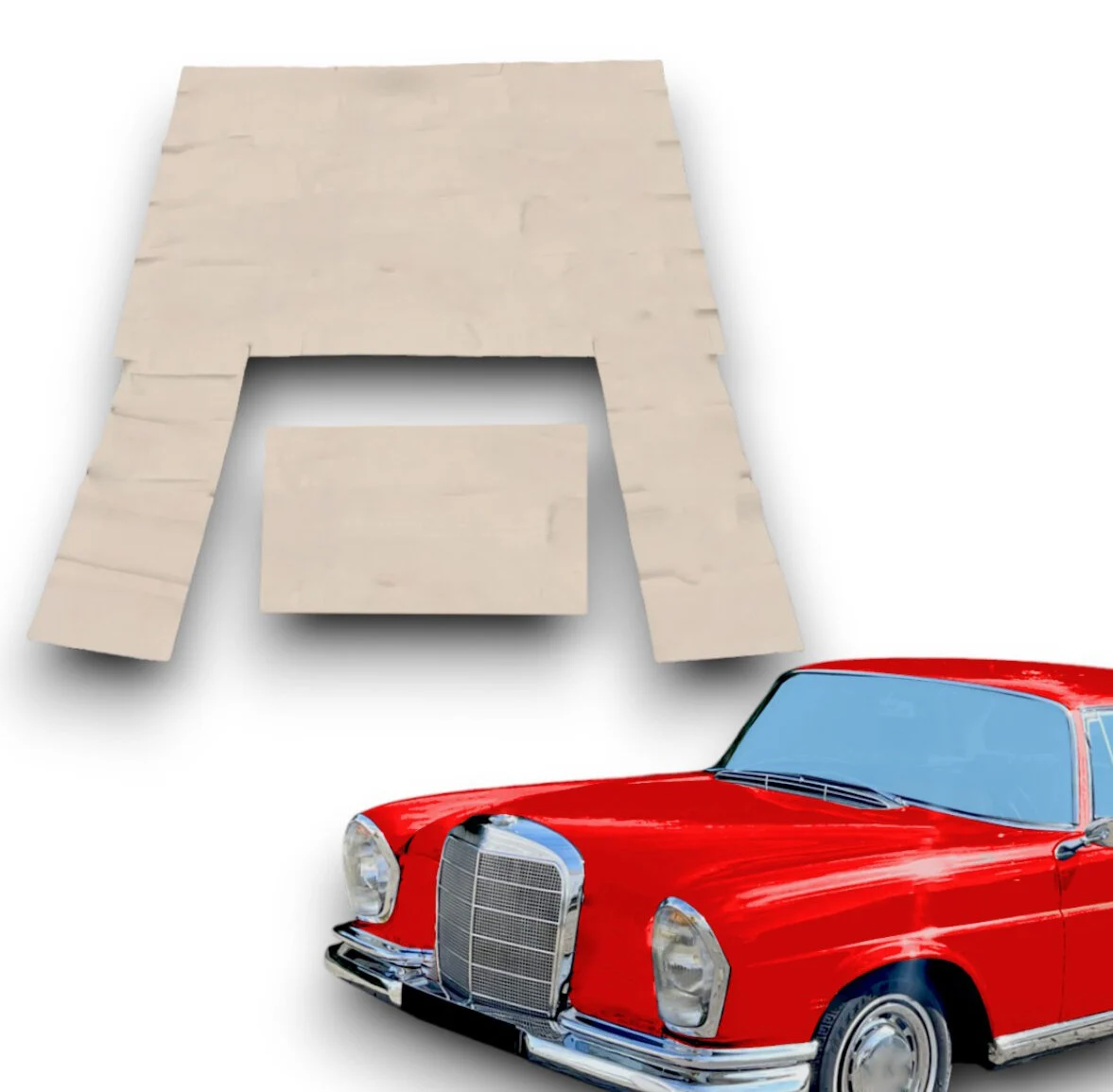 Dachhimmel Himmel für Mercedes W111 Coupe mit Schiebedach