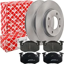 FEBBREMSSCHEIBEN 247mm+ BELÄGE HINTEN passend für PEUGEOT 106 206 306 CITROEN ZX