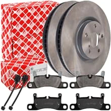 FEBI BREMSSCHEIBEN 330mm BELÄGE HINTEN passend für VW TOUAREG 7P PORSCHE CAYENNE